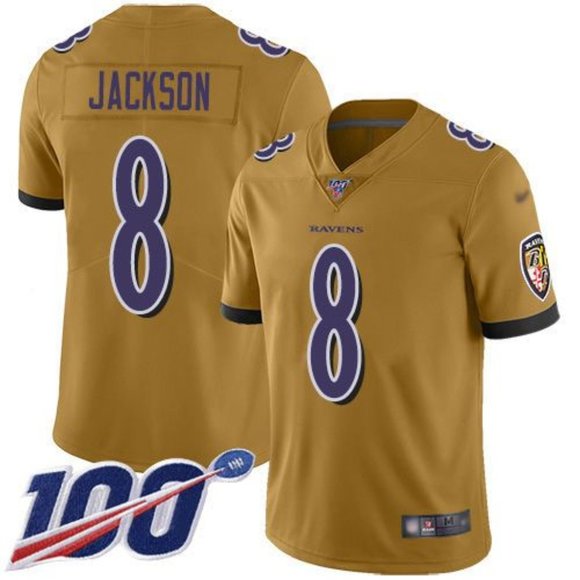 lamar jackson 100 jersey
